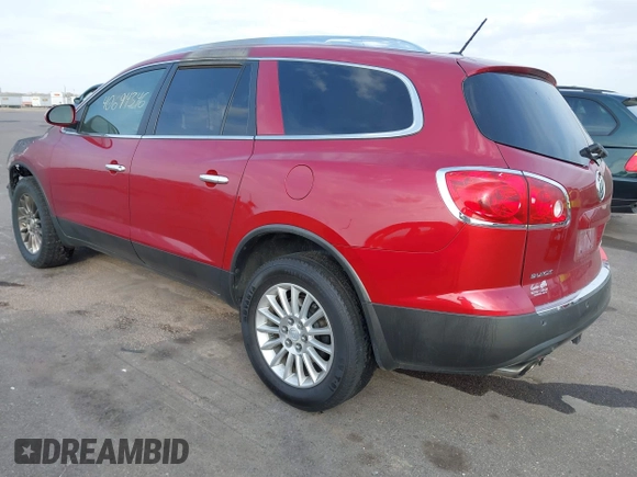 2012 Buick Enclave Leather with VIN 5GAKVCED2CJ352777, listed as a IAAI auction lot 41289682 with Not Provided miles and . Bid and sale history available at carsss.com. Image 3.