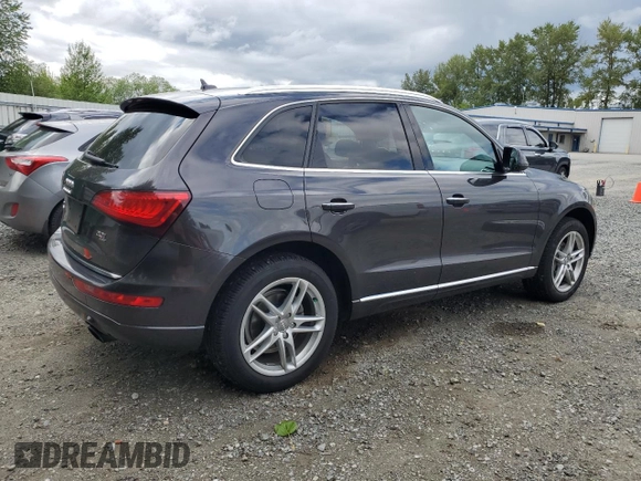 2015 Audi Q5 Premium Plus with VIN WA1LFAFP1FA008790, listed as a Copart auction lot 58053875 with 90,621 mi miles and Clean title. Bid and sale history available at DreamBid. Image 3.