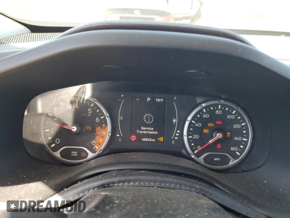 2015 Jeep Renegade Latitude with VIN ZACCJABT3FPB97255, listed as a Copart auction lot 51946045 with 49,645 mi miles and Salvage Title. Bid and sale history available at carsss.com. Image 9.