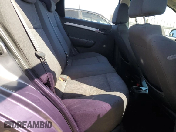 2011 Chevrolet Aveo 1LT with VIN KL1TD5DE3BB233485, listed as a Copart auction lot 57986335 with 167,872 mi miles and Salvage title. Bid and sale history available at DreamBid. Image 10.