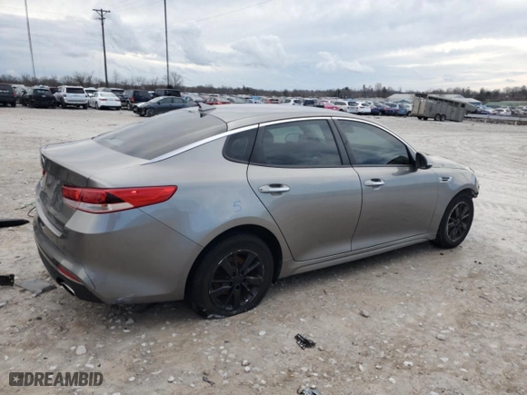 2018 Kia Optima LX with VIN 5XXGT4L36JG190812, listed as a Copart auction lot 43525685 with 126,753 mi miles and Salvage Title. Bid and sale history available at carsss.com. Image 3.