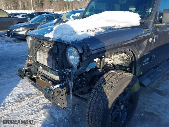 2020 Jeep Wrangler Unlimited North Edition with VIN 1C4HJXEN9LW157444, listed as a IAAI auction lot 41587642 with 73,936 mi miles. Bid and sale history available at carsss.com. Image 6.