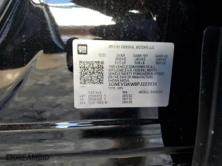2023 Chevrolet Traverse LT Cloth with VIN 1GNEVGKW8PJ223934, listed as a Copart auction lot 45477675 with 11,531 mi miles and Salvage Title. Bid and sale history available at carsss.com. Image 14.