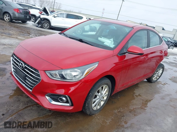 2022 Hyundai Accent SEL with VIN 3KPC24A63NE157389, listed as a IAAI auction lot 41661692 with 58,100 mi miles. Bid and sale history available at carsss.com. Image 17.