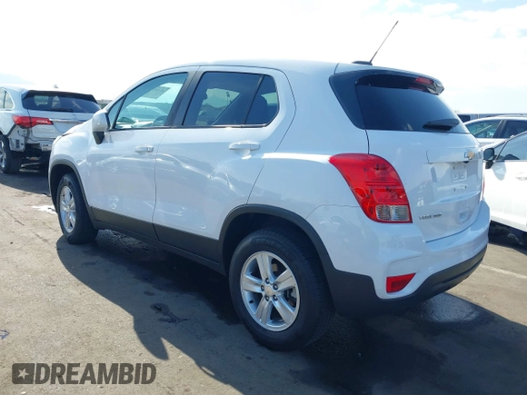2019 Chevrolet Trax LS with VIN 3GNCJNSB9KL357213, listed as a IAAI auction lot 41437858 with 74,589 mi miles. Bid and sale history available at carsss.com. Image 3.