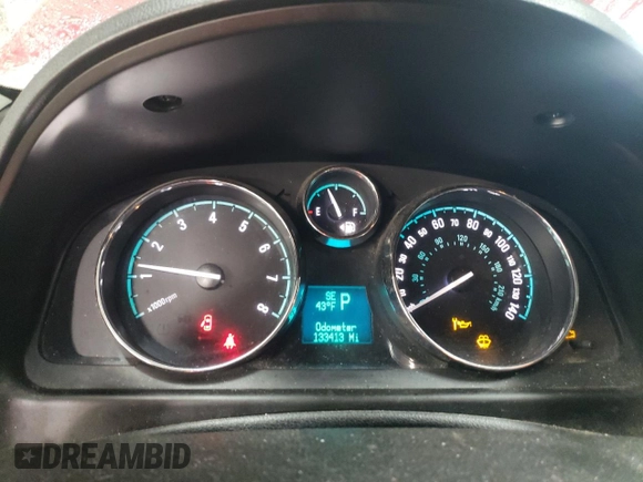 2012 Chevrolet Captiva Sport LT with VIN 3GNAL3E54CS645563, listed as a Copart auction lot 52236675 with 133,413 mi miles and Salvage Title. Bid and sale history available at carsss.com. Image 9.