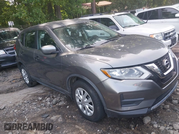 2017 Nissan Rogue S with VIN KNMAT2MT4HP501309, listed as a IAAI auction lot 40017927 with 94,931 mi miles. Bid and sale history available at carsss.com. Image 1.