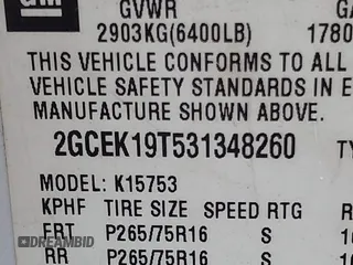 2003 Chevrolet Silverado 1500 LS с VIN 2GCEK19T531348260, выставлен на аукционе IAAI как лот 40731230 с пробегом 286 286 миль миль и . История ставок и продаж доступна на DreamBid. Изображение 9.