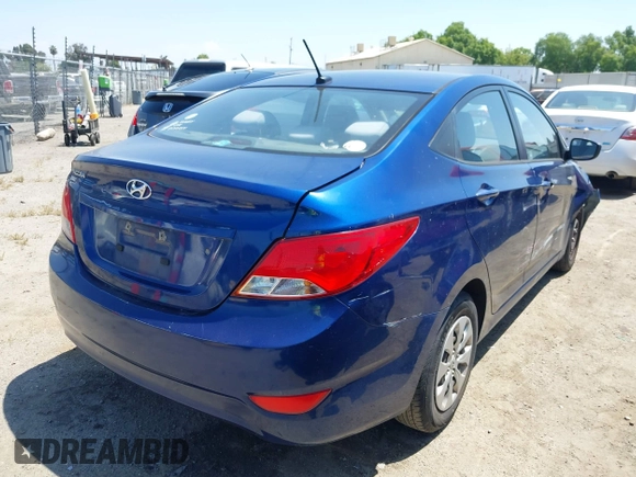 2015 Hyundai Accent GLS with VIN KMHCT4AE3FU831706, listed as a IAAI auction lot 42173408 with 97,985 mi miles and . Bid and sale history available at carsss.com. Image 4.
