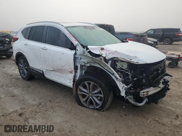 2021 Honda CR-V Touring with VIN 2HKRW1H95MH419016, listed as a Copart auction lot 85582704 with 24,079 mi miles and Salvage Title. Bid and sale history available at carsss.com. Image 4.