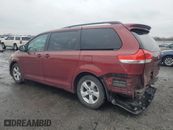 2013 Toyota Sienna LE AAS with VIN 5TDKK3DC3DS384237, listed as a Copart auction lot 50295505 with 271,344 mi miles and Salvage Title. Bid and sale history available at carsss.com. Image 2.