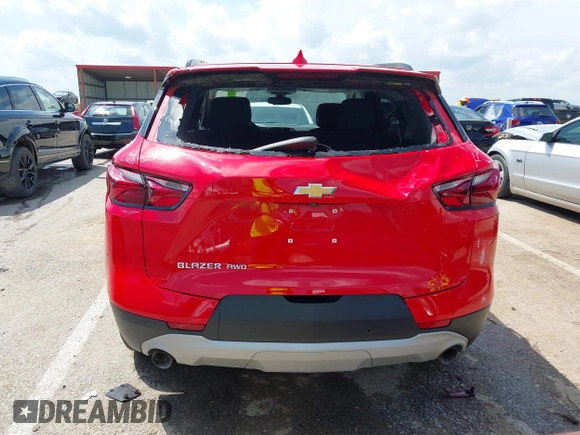 2022 Chevrolet Blazer LT with VIN 3GNKBHR4XNS176035, listed as a IAAI auction lot 42053596 with 17,442 mi miles and . Bid and sale history available at DreamBid. Image 16.