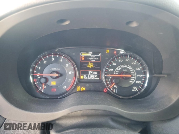 2020 Subaru WRX Limited with VIN JF1VA1F63L8812781, listed as a Copart auction lot 82441224 with 38,053 mi miles and Salvage Title. Bid and sale history available at carsss.com. Image 9.