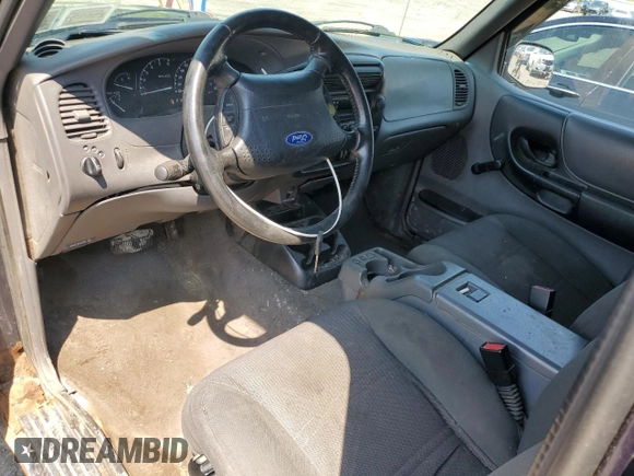 2002 Ford Ranger XL Fleet with VIN 1FTZR45E72TA69892, listed as a Copart auction lot 59849975 with 194,334 mi miles and Salvage title. Bid and sale history available at DreamBid. Image 8.