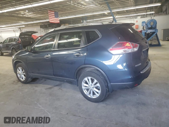 2016 Nissan Rogue S with VIN KNMAT2MT7GP621099, listed as a Copart auction lot 54952795 with 153,300 mi miles and Clean Title. Bid and sale history available at carsss.com. Image 2.