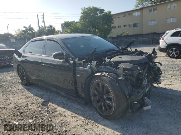 2023 BMW 7 Series 740i с VIN WBA23EH09PCM61561, выставлен на аукционе Copart как лот 51762815 с пробегом 50 526 миль миль и На запчасти • Non repairable. История ставок и продаж доступна на DreamBid. Изображение 4.