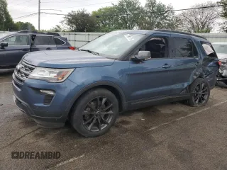 2018 Ford Explorer XLT with VIN 1FM5K7DH0JGB98690, listed as a Copart auction lot 57465175 with 83,551 mi miles and Salvage title. Bid and sale history available at DreamBid. Image 1.