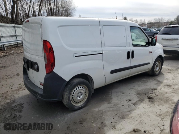 2020 Ram ProMaster City Cargo Van Tradesman with VIN ZFBHRFAB1L6P33450, listed as a Copart auction lot 46690255 with 107,054 mi miles and Salvage Title. Bid and sale history available at carsss.com. Image 3.