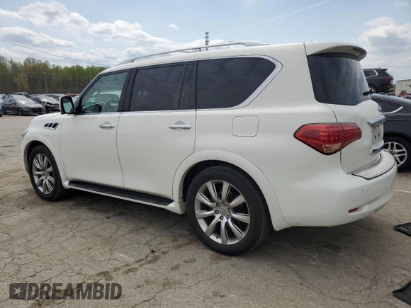 2011 Infiniti QX56 8-passenger z VIN JN8AZ2NC7B9300341, wystawiony jako Copart lot #52969675 z przebiegiem 146 118 mil mil oraz Szkoda całkowita • Salvage title. Historia ofert i sprzedaży dostępna na DreamBid. Obrazek 2.