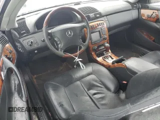 2002 Mercedes-Benz CL 500/600 with VIN WDBPJ75J52A027910, listed as a Copart auction lot 80336324 with 179,024 mi miles and Salvage Title. Bid and sale history available at DreamBid. Image 8.