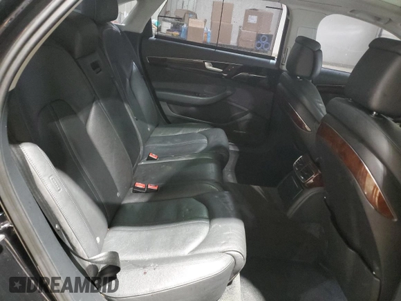 2013 Audi A8 L 3.0L with VIN WAURGAFD1DN000436, listed as a Copart auction lot 44382755 with 138,900 mi miles and Salvage Title. Bid and sale history available at carsss.com. Image 10.