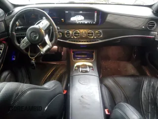 2018 Mercedes-Benz S 63 AMG with VIN WDDUG8JB2JA343602, listed as a Copart auction lot 84506804 with 103,928 mi miles and Salvage title. Bid and sale history available at DreamBid. Image 8.