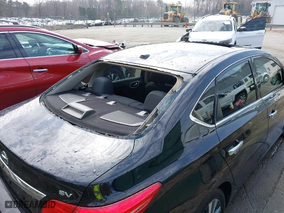 2019 Nissan Sentra S with VIN 3N1AB7AP4KY428216, listed as a IAAI auction lot 41846734 with 123,397 mi miles. Bid and sale history available at carsss.com. Image 6.