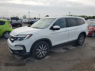 2019 Honda Pilot EX-L with VIN 5FNYF6H4XKB047455, listed as a Copart auction lot 55666715 with 165,850 mi miles and Salvage title. Bid and sale history available at DreamBid. Image 1.