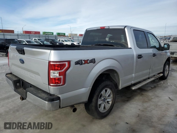 2019 Ford F-150 XL with VIN 1FTFW1E58KFB51302, listed as a Copart auction lot 47123165 with 253,409 mi miles and Clean Title. Bid and sale history available at carsss.com. Image 3.