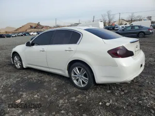 2011 Infiniti G25 Sedan x with VIN JN1DV6ARXBM451664, listed as a Copart auction lot 83457754 with 0 mi miles and Clean Title. Bid and sale history available at carsss.com. Image 2.