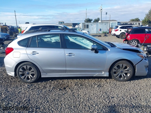 2015 Subaru Impreza Wagon 2.0i Sport Limited with VIN JF1GPAU61FH251088, listed as a IAAI auction lot 40538003 with 88,067 mi miles. Bid and sale history available at carsss.com. Image 13.