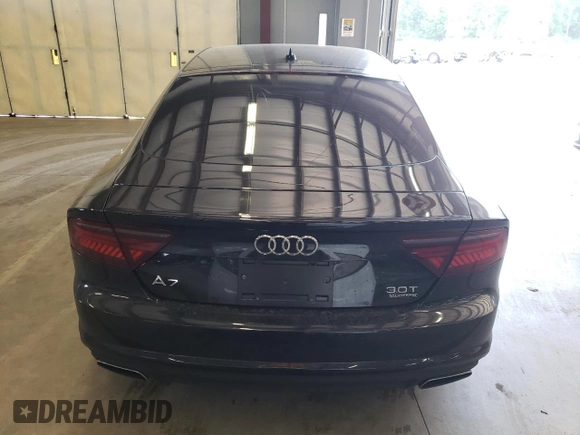 2016 Audi A7 3.0 Premium Plus with VIN WAUWGAFC5GN064672, listed as a Copart auction lot 71574044 with 64,927 mi miles and Salvage Title. Bid and sale history available at carsss.com. Image 6.