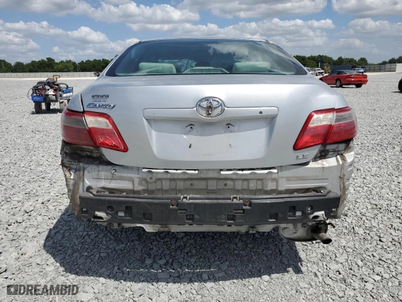 2007 Toyota Camry CE with VIN 4T1BE46K57U120935, listed as a Copart auction lot 51800015 with 154,930 mi miles and Salvage Title. Bid and sale history available at carsss.com. Image 6.