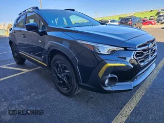 2024 Subaru Crosstrek Special Sports с VIN 4S4GUHF68R3713457, выставлен на аукционе Copart как лот 45021235 с пробегом 6 641 миль миль и Списание • Salvage title. История ставок и продаж доступна на DreamBid. Изображение 1.