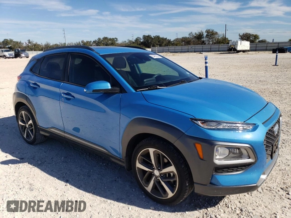 2020 Hyundai Kona Limited with VIN KM8K33A56LU405994, listed as a Copart auction lot 81983334 with 32,907 mi miles and Salvage Title. Bid and sale history available at carsss.com. Image 4.