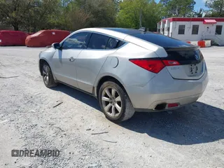 2010 Acura ZDX Tech Pkg with VIN 2HNYB1H48AH501364, listed as a IAAI auction lot 41881158 with 160,937 mi miles. Bid and sale history available at carsss.com. Image 3.