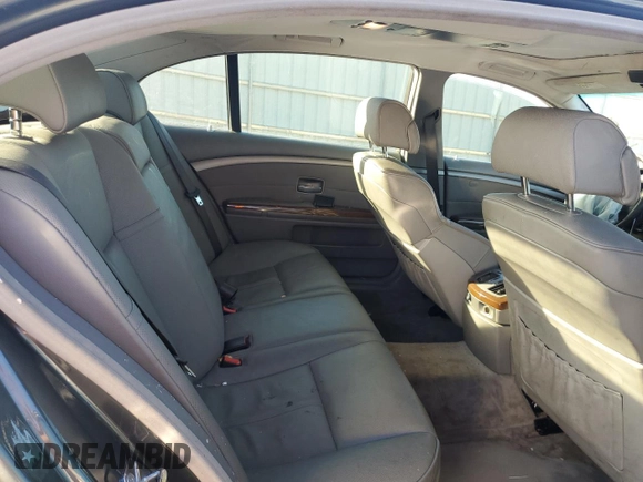 2003 BMW 7 Series 745Li with VIN WBAGN63413DS45269, listed as a Copart auction lot 80987154 with 80,882 mi miles and Salvage Title. Bid and sale history available at DreamBid. Image 10.