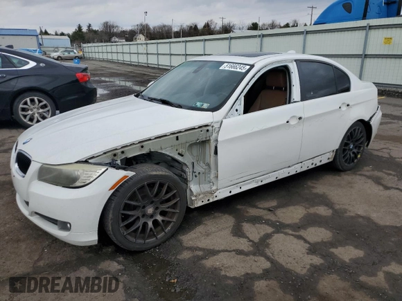 2010 BMW 3 Series 328i with VIN WBAPH7G50ANM49469, listed as a Copart auction lot 51666245 with 117,631 mi miles and Salvage Title. Bid and sale history available at carsss.com. Image 1.