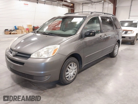 2005 Toyota Sienna CE with VIN 5TDZA23C15S290369, listed as a IAAI auction lot 42143101 with 248,825 mi miles. Bid and sale history available at carsss.com. Image 2.