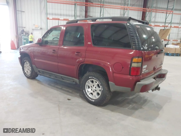 2005 Chevrolet Tahoe Z71 with VIN 1GNEK13Z05R271098, listed as a IAAI auction lot 41616696 with 285,553 mi miles. Bid and sale history available at carsss.com. Image 3.