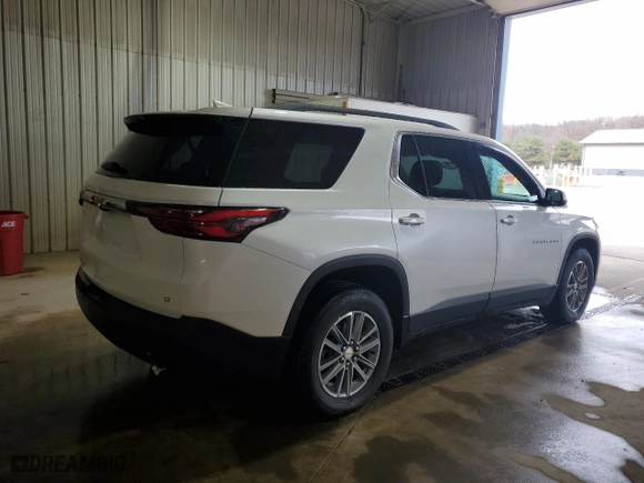 2023 Chevrolet Traverse LT Cloth with VIN 1GNEVGKW1PJ100248, listed as a Copart auction lot 49430455 with 34,116 mi miles and Salvage Title. Bid and sale history available at carsss.com. Image 3.