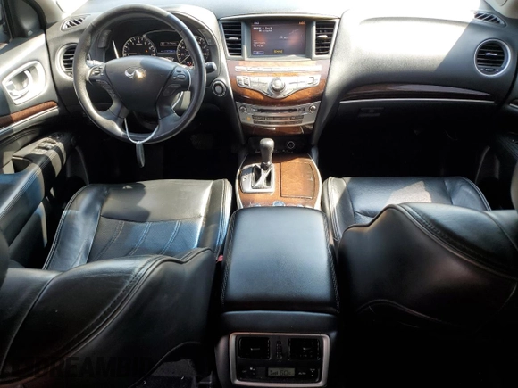 2015 Infiniti QX60 with VIN 5N1AL0MM4FC512128, listed as a Copart auction lot 57683725 with 148,406 mi miles and Salvage title. Bid and sale history available at DreamBid. Image 8.