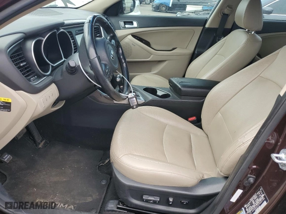 2015 Kia Optima EX with VIN 5XXGN4A7XFG481188, listed as a Copart auction lot 54087265 with 116,341 mi miles and Clean Title. Bid and sale history available at carsss.com. Image 7.