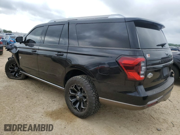 2023 Ford Expedition Max King Ranch z VIN 1FMJK1P85PEA13934, wystawiony jako Copart lot #54542605 z przebiegiem 46 310 mil mil oraz Szkoda całkowita • Salvage title. Historia ofert i sprzedaży dostępna na DreamBid. Obrazek 2.
