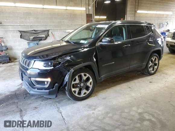 2018 Jeep Compass Limited z VIN 3C4NJDCB9JT341330, wystawiony jako Copart lot #61621495 z przebiegiem 92 736 mil mil oraz Szkoda całkowita • Salvage title. Historia ofert i sprzedaży dostępna na DreamBid. Obrazek 1.