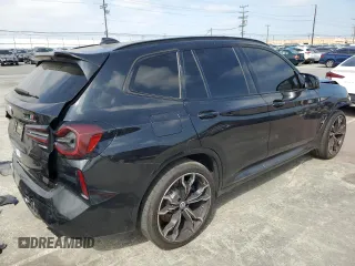 2022 BMW X3 M with VIN 5YM13EC00N9N39913, listed as a Copart auction lot 53989784 with 0 mi miles and Salvage Title. Bid and sale history available at carsss.com. Image 3.