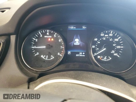 2020 Nissan Rogue SV with VIN JN8AT2MT8LW035712, listed as a Copart auction lot 55137945 with 89,736 mi miles and Clean Title. Bid and sale history available at DreamBid. Image 9.