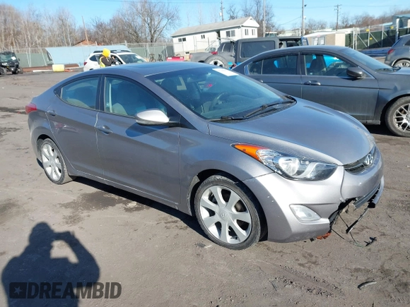 2012 Hyundai Elantra Limited with VIN KMHDH4AEXCU308006, listed as a IAAI auction lot 41440092 with 65,732 mi miles. Bid and sale history available at carsss.com. Image 1.