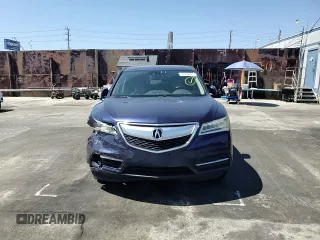 2014 Acura MDX Technology with VIN 5FRYD3H46EB005081, listed as a Copart auction lot 57799425 with 208,568 mi miles and Salvage title. Bid and sale history available at DreamBid. Image 13.