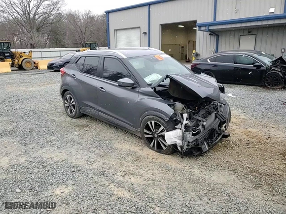 2020 Nissan Kicks SV with VIN 3N1CP5CV2LL477729, listed as a Copart auction lot 45300225 with 91,550 mi miles and Salvage Title. Bid and sale history available at carsss.com. Image 11.